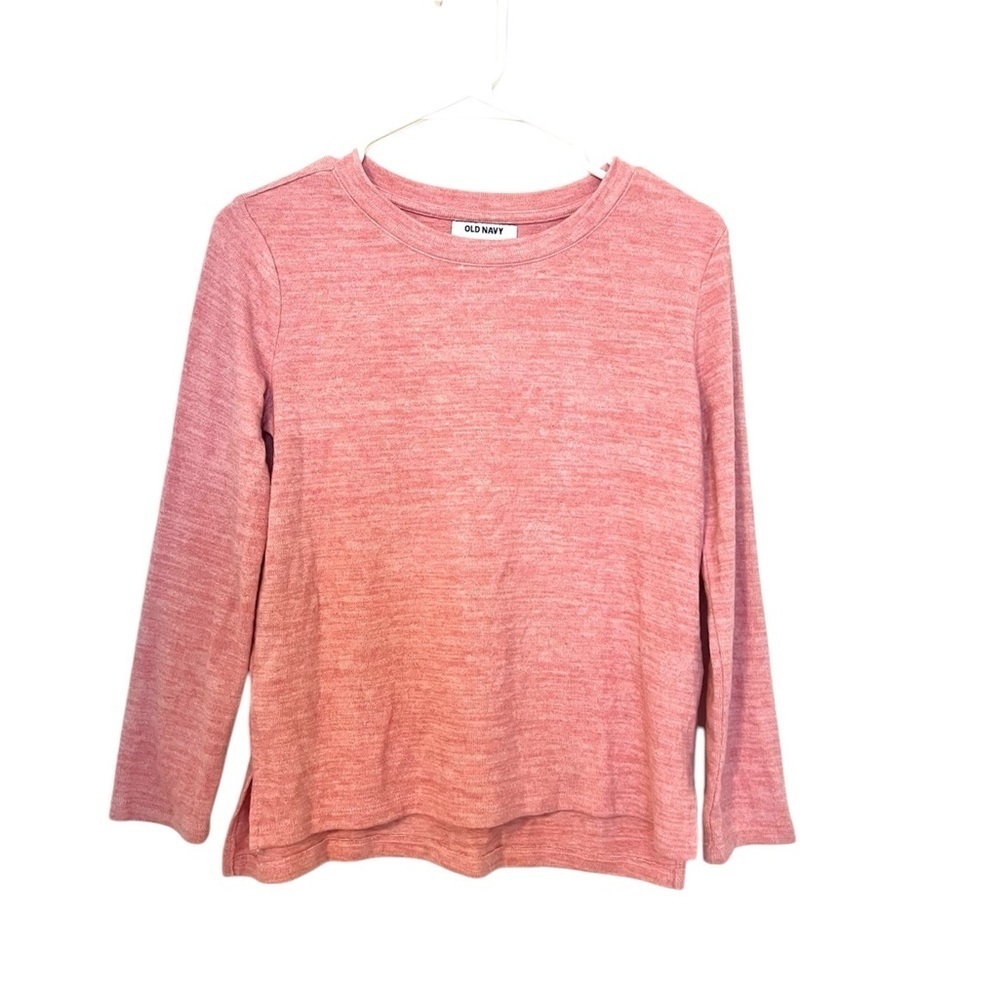 2/$15 Old Navy - Girls Pink Lightweight Long Sleeve Sweater Top | Size L (Girls)